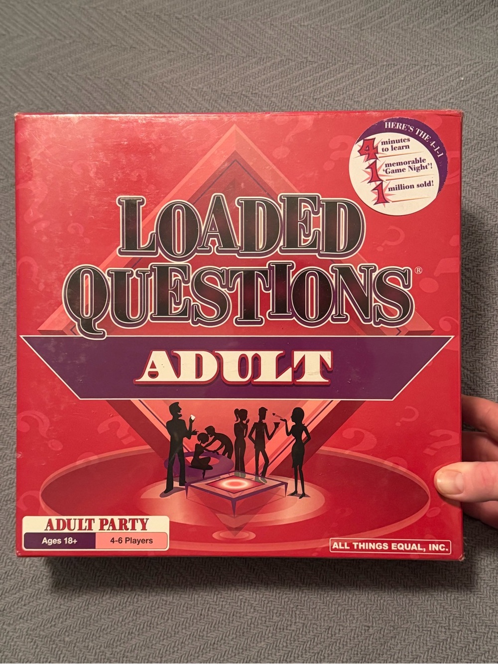 Loaded Questions Adult Party Game
Red box